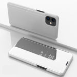 Custodia in pelle flip orizzontale per smartphone