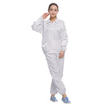 Abbigliamento antipolvere con risvolto spaccato antistatico Abbigliamento pulito con strisce di protezione alimentare, S, M, L, XL, XXL, XXXL