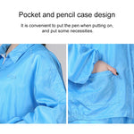 Abbigliamento antipolvere con risvolto spaccato antistatico Abbigliamento pulito con strisce di protezione alimentare, XXXXL, XXXXXL