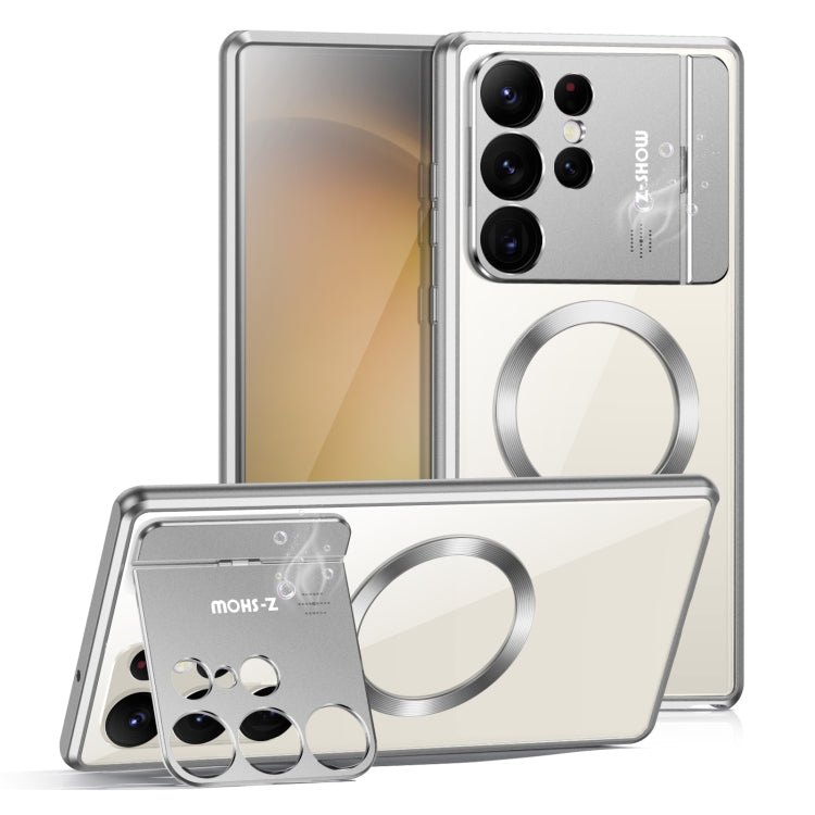 Custodia magnetica per telefono MagSafe su un lato con supporto per aromaterapia, For Samsung Galaxy S26 Ultra 5G, For Samsung Galaxy S25 Ultra 5G, For Samsung Galaxy S24 Ultra 5G, For Samsung Galaxy S23 Ultra 5G, For Samsung Galaxy S22 Ultra 5G       ...