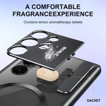 Custodia magnetica per telefono MagSafe su un lato con supporto per aromaterapia, For Samsung Galaxy S26 Ultra 5G, For Samsung Galaxy S25 Ultra 5G, For Samsung Galaxy S24 Ultra 5G, For Samsung Galaxy S23 Ultra 5G, For Samsung Galaxy S22 Ultra 5G       ...