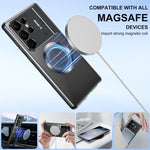 Custodia magnetica per telefono MagSafe su un lato con supporto per aromaterapia, For Samsung Galaxy S26 Ultra 5G, For Samsung Galaxy S25 Ultra 5G, For Samsung Galaxy S24 Ultra 5G, For Samsung Galaxy S23 Ultra 5G, For Samsung Galaxy S22 Ultra 5G       ...