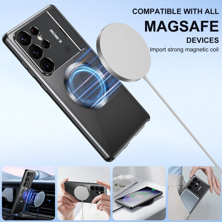 Custodia magnetica per telefono MagSafe su un lato con supporto per aromaterapia, For Samsung Galaxy S26 Ultra 5G, For Samsung Galaxy S25 Ultra 5G, For Samsung Galaxy S24 Ultra 5G, For Samsung Galaxy S23 Ultra 5G, For Samsung Galaxy S22 Ultra 5G       ...