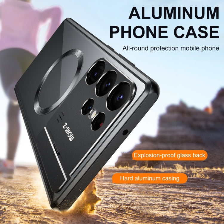 Custodia magnetica per telefono MagSafe su un lato con supporto per aromaterapia, For Samsung Galaxy S26 Ultra 5G, For Samsung Galaxy S25 Ultra 5G, For Samsung Galaxy S24 Ultra 5G, For Samsung Galaxy S23 Ultra 5G, For Samsung Galaxy S22 Ultra 5G       ...