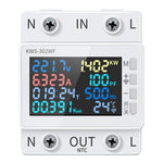 Misuratore digitale tensione e corrente AC 170-270V con display