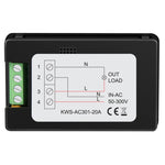 Voltmetro digitale CA 50-300 V 0-20 A KWS-AC301-20A