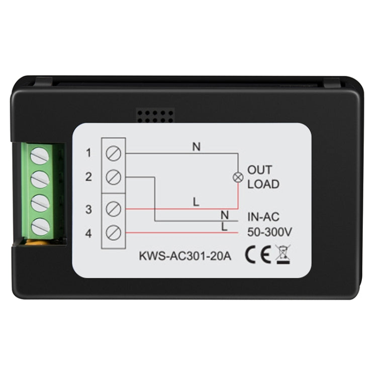 Voltmetro digitale CA 50-300 V 0-20 A KWS-AC301-20A