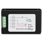 Voltmetro digitale CA 50-300 V 0-20 A con comunicazione 485