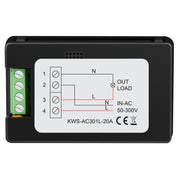 KWS-AC301L-20A Voltmetro di corrente digitale CA 50-300 V con comunicazione 485, KWS-AC301L-20A