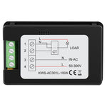 Voltmetro digitale KWS-AC301L 50-300V 0-100A con display LCD