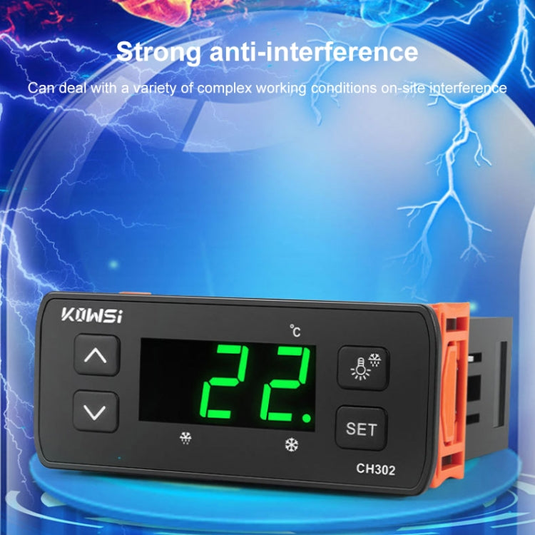 Regolatore di temperatura intelligente a doppio sensore AC110/220