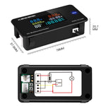 Orologio digitale corrente e tensione 8-120V CC 50A con shunt