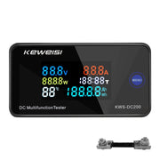 KWS-DC200-100A Orologio corrente di tensione con display digitale 8-120 V CC con shunt, KWS-DC200-100A