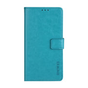 idewei Custodia in pelle a vibrazione orizzontale Crazy Horse Texture con supporto e slot per carte e portafoglio, For Huawei Honor 9C, For Huawei P Smart 2020, For LG K51S