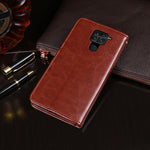 Custodia portafoglio in pelle Crazy Horse per UMIDIGI S5 Pro