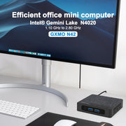 GXMO N42 Windows 11 Intel Gemini Lake N4020C Mini PC NVME SSD WiFi Mini computer desktop, 6GB+64GB, 6GB+64GB+256GB