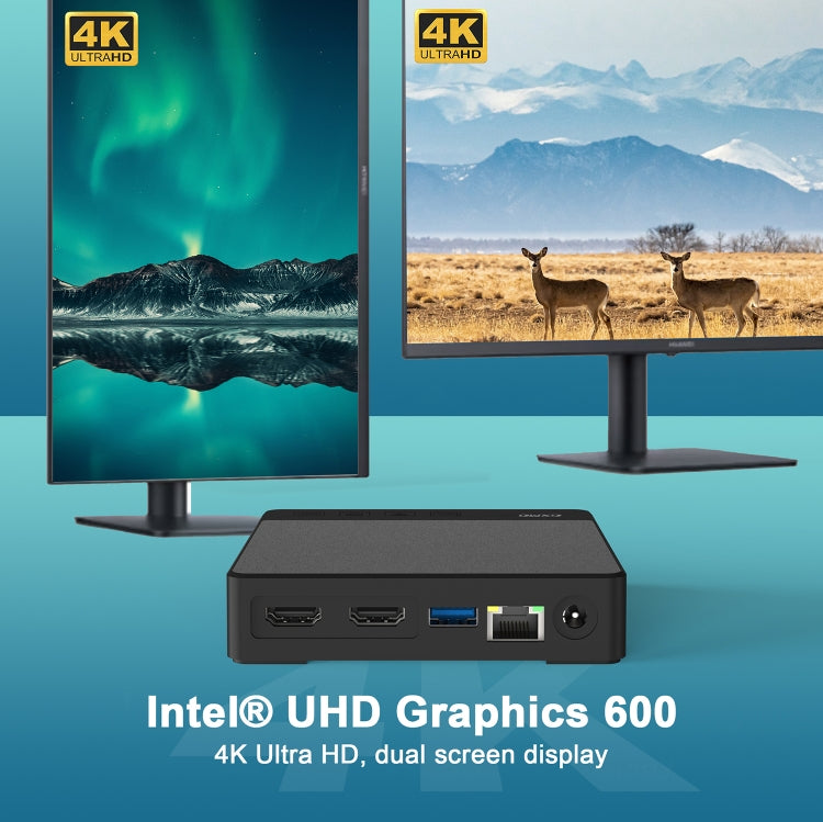 GXMO N42 Windows 11 Intel Gemini Lake N4020C Mini PC NVME SSD WiFi Mini computer desktop, 6GB+64GB, 6GB+64GB+256GB