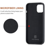 Custodia per telefono in pelle con portafoglio a tre pieghe serie DG.MING M2, For iPhone 15