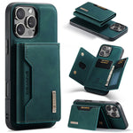 Custodia per telefono in pelle con portafoglio a tre pieghe serie DG.MING M2, For iPhone Air, For iPhone 16 Pro Max, For iPhone 16 Pro, For iPhone 16 Plus