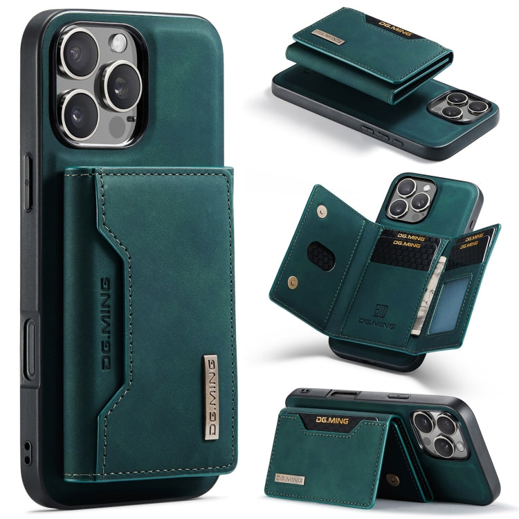 Custodia per telefono in pelle con portafoglio a tre pieghe serie DG.MING M2, For iPhone Air, For iPhone 16 Pro Max, For iPhone 16 Pro, For iPhone 16 Plus