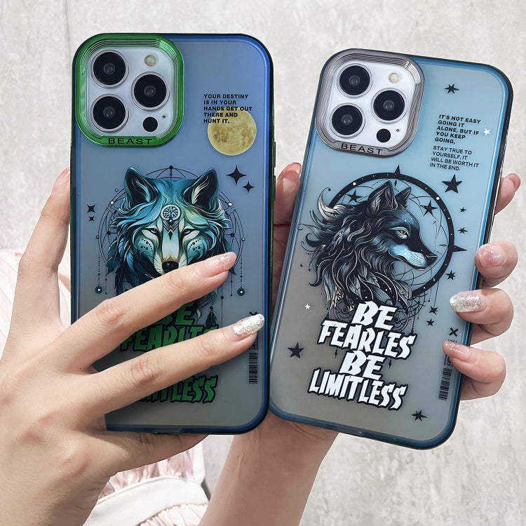Custodia per telefono con motivo dipinto serie Aurora, For iPhone 14 Pro Max, For iPhone 15, For iPhone 13 Pro Max, For iPhone 13 Pro