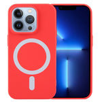 Custodia silicone liquido MagSafe per iPhone 14 Pro