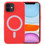 Custodia silicone liquido MagSafe per iPhone 12 Pro Max