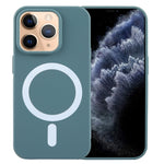 Custodia silicone liquido MagSafe per iPhone 12 Pro Max