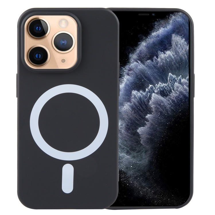 Custodia silicone liquido MagSafe per iPhone 12 Pro Max