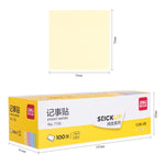 Deli 7156 Sticky Notes Carta per etichette colorate, 100 Sheets