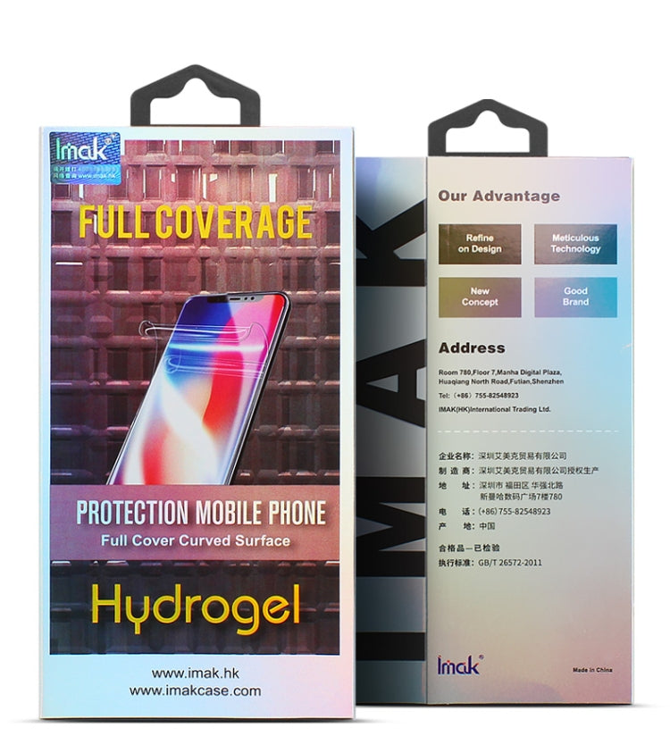 2 pellicole protettive per schermo a copertura totale IMAK Hydrogel Film III, For Sony Xperia 1 II, For Sony Xperia 10 II