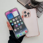 Custodia per telefono in TPU antiurto a quattro angoli, For iPhone 12 Pro Max, For iPhone 12 Pro, For iPhone 11 Pro Max, For iPhone 11