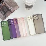 Custodia per telefono in TPU antiurto a quattro angoli, For iPhone 12 Pro Max, For iPhone 12 Pro, For iPhone 11 Pro Max, For iPhone 11