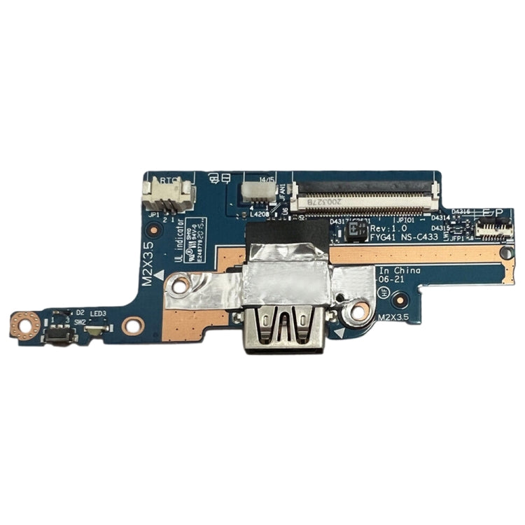 USB Power Board, For Lenovo Pad 2022 10.6 inch TB128FU, For Lenovo ThinkPad T490s 20NX 20NY 13s-IWL 20R9