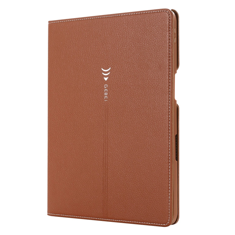 GEBEI PU+TPU Custodia protettiva a ribaltamento orizzontale con supporto e slot per schede, For iPad Pro 11 inch (2020)