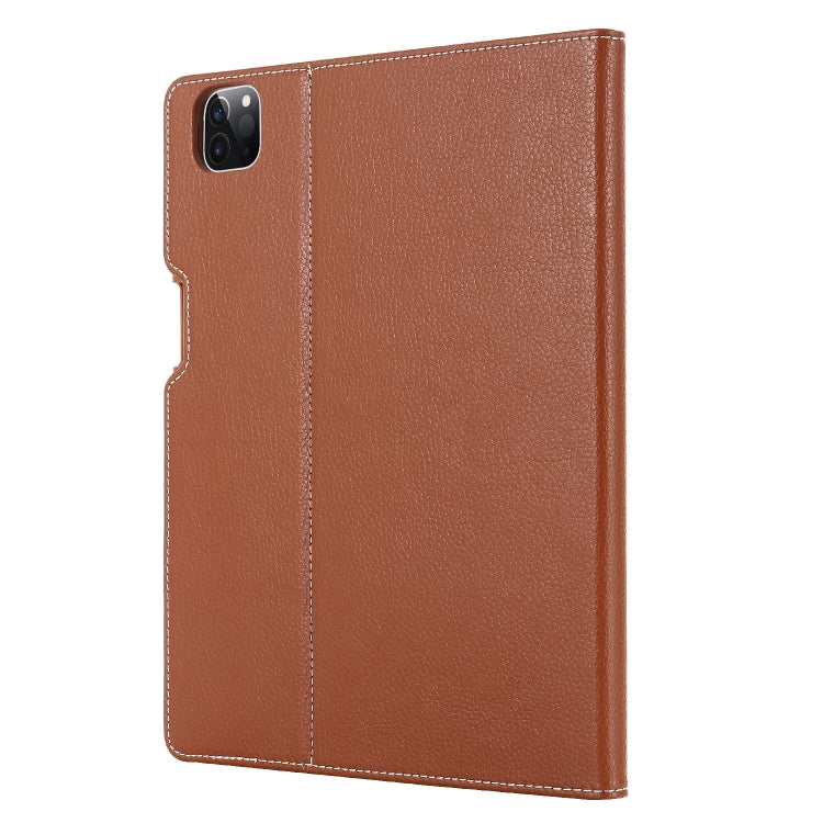 GEBEI PU+TPU Custodia protettiva a ribaltamento orizzontale con supporto e slot per schede, For iPad Pro 11 inch (2020)