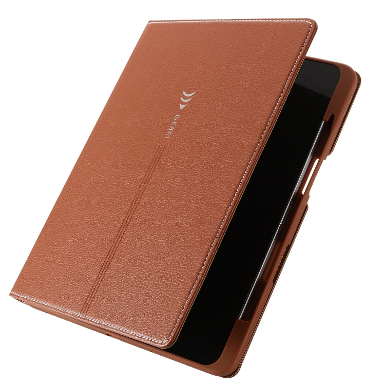 GEBEI PU+TPU Custodia protettiva a ribaltamento orizzontale con supporto e slot per schede, For iPad Pro 11 inch (2020)