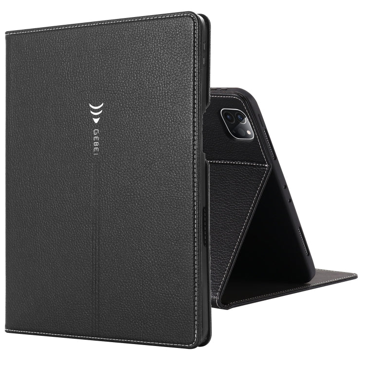 GEBEI PU+TPU Custodia protettiva a ribaltamento orizzontale con supporto e slot per schede, For iPad Pro 11 inch (2020)