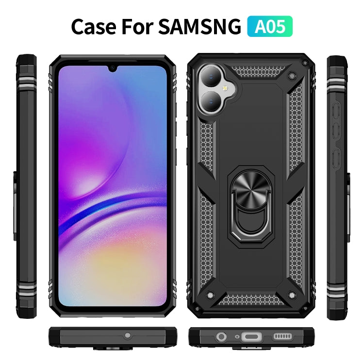 Custodia per telefono in TPU + PC antiurto con supporto, For Samsung Galaxy A05, For Samsung Galaxy A05s, For Samsung Galaxy A25 5G