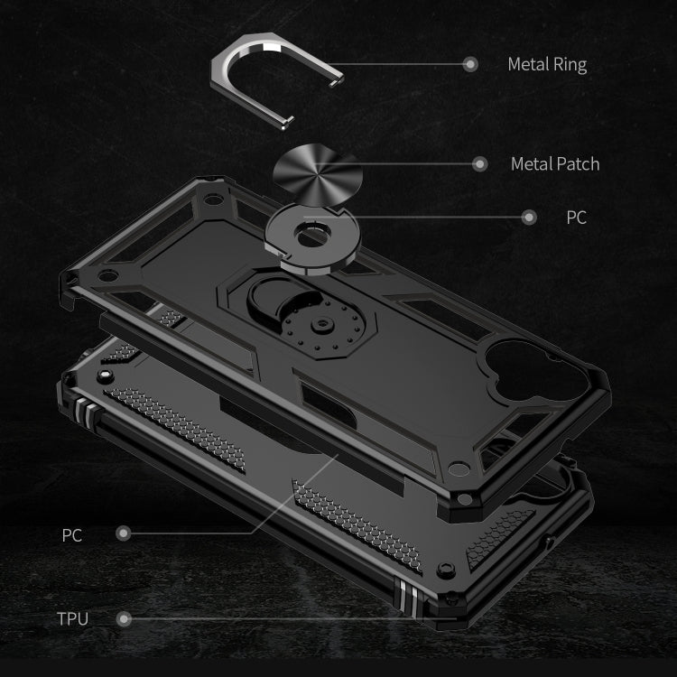 Custodia per telefono in TPU + PC antiurto con supporto, For Samsung Galaxy A05, For Samsung Galaxy A05s, For Samsung Galaxy A25 5G