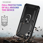 Custodia per telefono in TPU + PC antiurto con supporto, For Samsung Galaxy A05, For Samsung Galaxy A05s, For Samsung Galaxy A25 5G