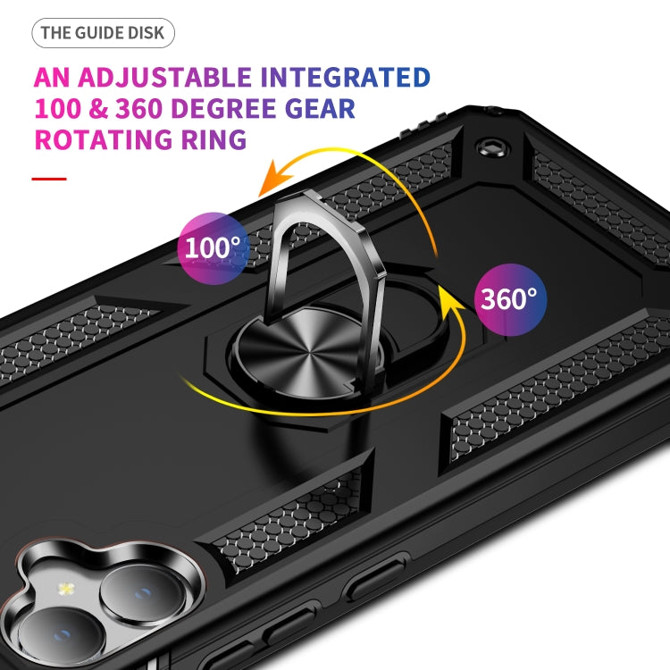 Custodia per telefono in TPU + PC antiurto con supporto, For Samsung Galaxy A05, For Samsung Galaxy A05s, For Samsung Galaxy A25 5G