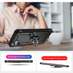 Custodia per telefono in TPU + PC antiurto con supporto, For Samsung Galaxy A05, For Samsung Galaxy A05s, For Samsung Galaxy A25 5G