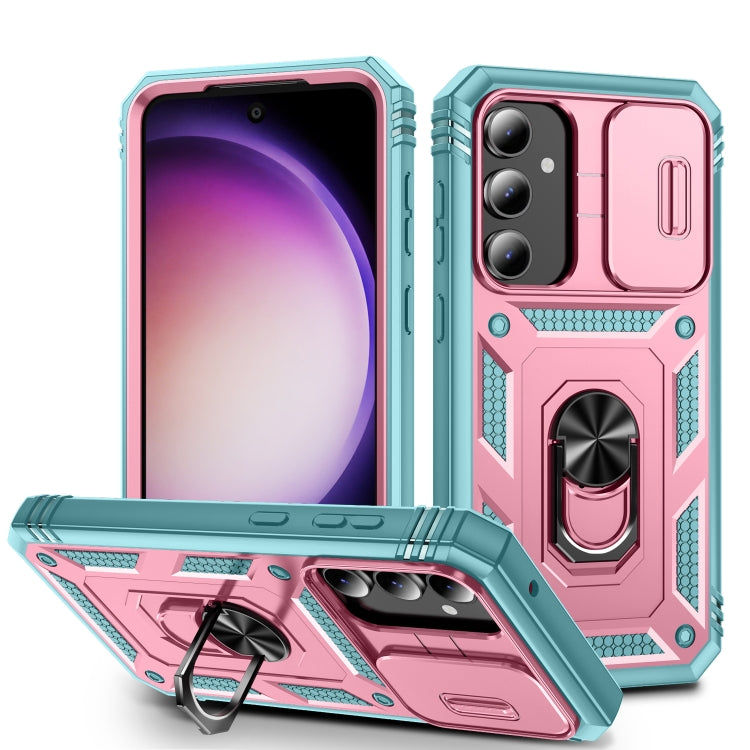Custodia per telefono Camshield scorrevole in TPU + PC con supporto, For Samsung Galaxy A25 5G, For Samsung Galaxy S23 FE 5G, For Samsung Galaxy A23 4G / 5G