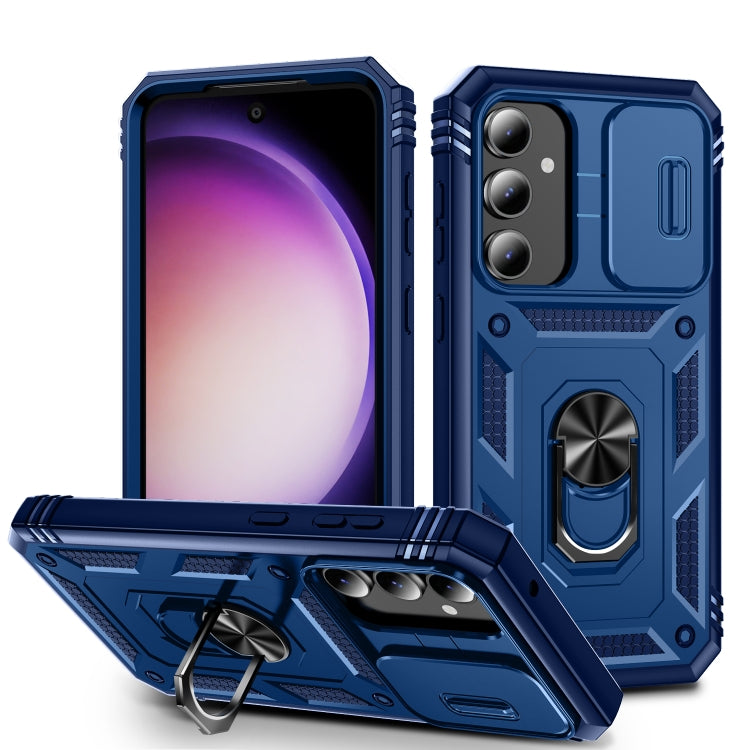 Custodia per telefono Camshield scorrevole in TPU + PC con supporto, For Samsung Galaxy A25 5G, For Samsung Galaxy S23 FE 5G, For Samsung Galaxy A23 4G / 5G