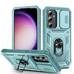 Custodia per telefono Camshield scorrevole in TPU + PC con supporto, For Samsung Galaxy A25 5G, For Samsung Galaxy S23 FE 5G, For Samsung Galaxy A23 4G / 5G