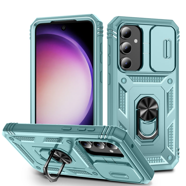 Custodia per telefono Camshield scorrevole in TPU + PC con supporto, For Samsung Galaxy A25 5G, For Samsung Galaxy S23 FE 5G, For Samsung Galaxy A23 4G / 5G