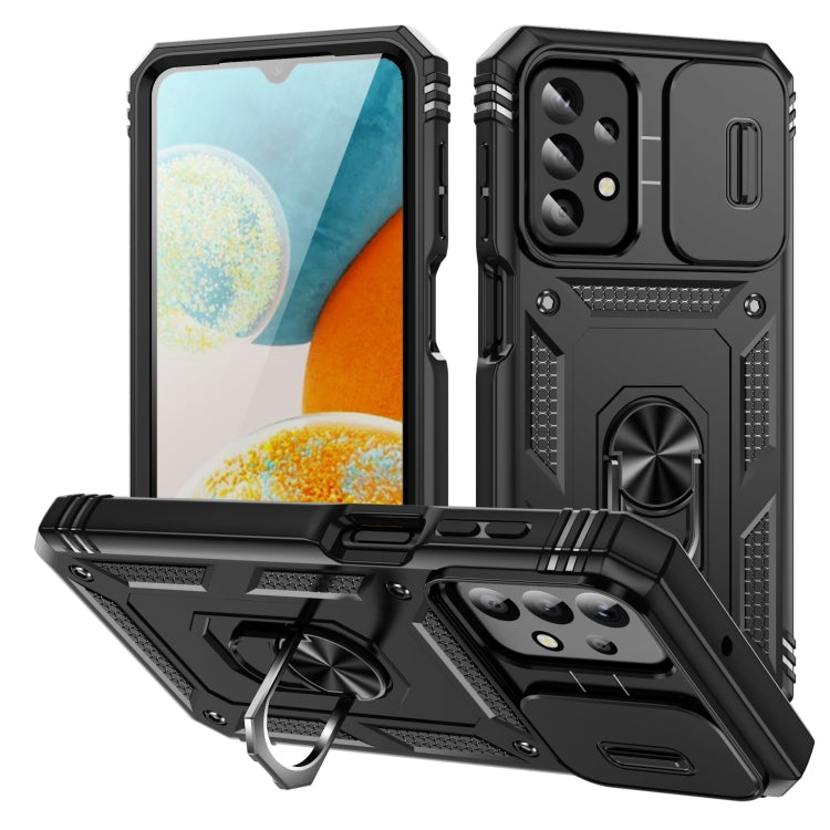 Custodia per telefono Camshield scorrevole in TPU + PC con supporto, For Samsung Galaxy A25 5G, For Samsung Galaxy S23 FE 5G, For Samsung Galaxy A23 4G / 5G