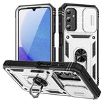 Custodia per telefono Camshield scorrevole in TPU + PC con supporto, For Samsung Galaxy A25 5G, For Samsung Galaxy S23 FE 5G, For Samsung Galaxy A23 4G / 5G