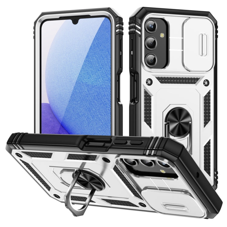 Custodia per telefono Camshield scorrevole in TPU + PC con supporto, For Samsung Galaxy A25 5G, For Samsung Galaxy S23 FE 5G, For Samsung Galaxy A23 4G / 5G